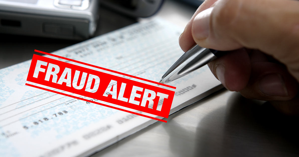 Frad Check Examples Combating Check Fraud & Tips for Small Businesses - Fintrepid Solutions